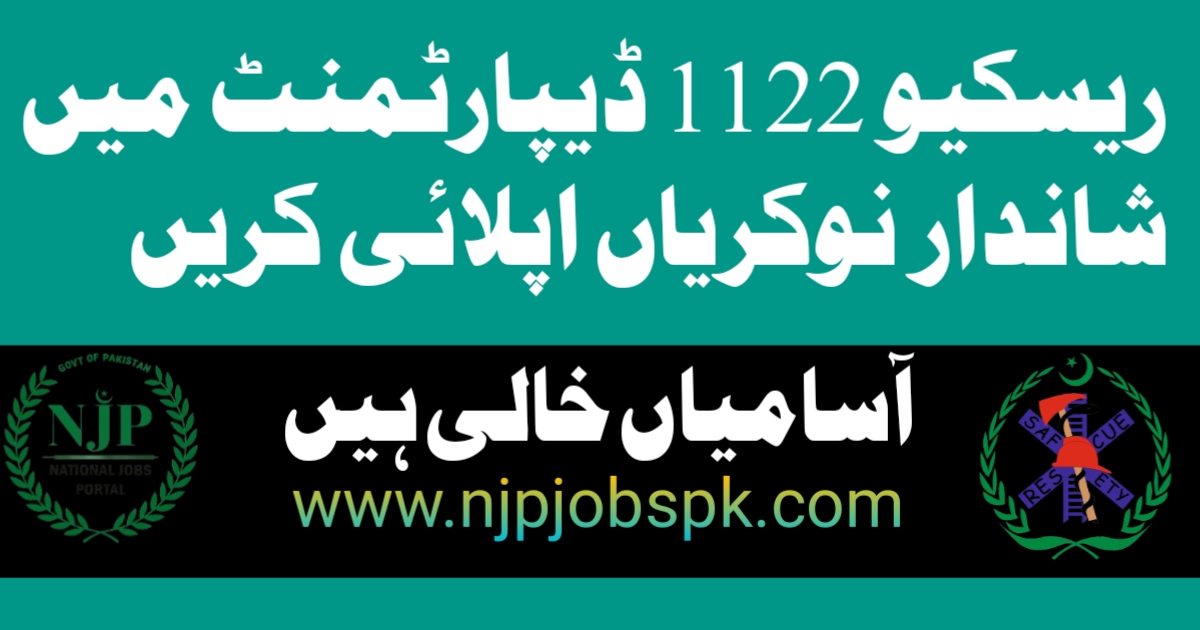 Rescue 1122 Latest  Jobs 2024 Online Apply